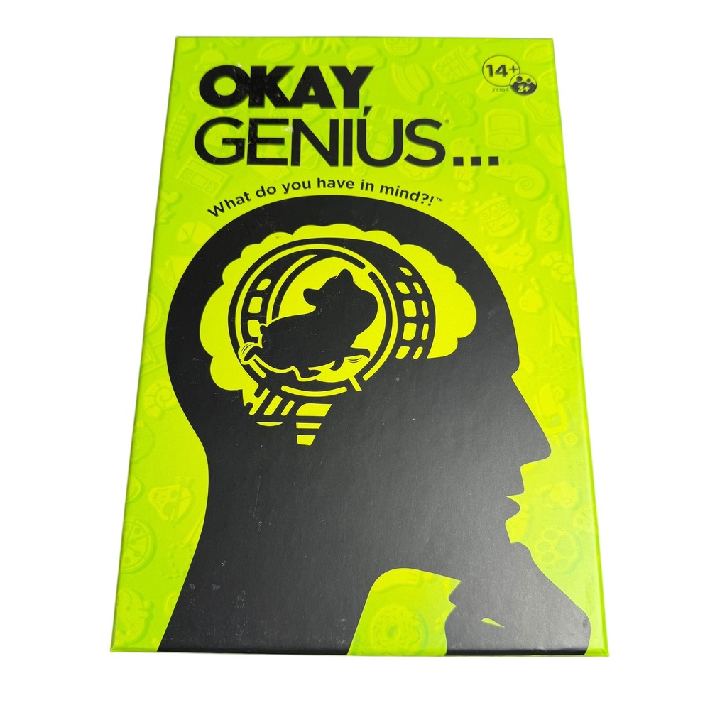Okay Genius Board Game PlayMonster Adult Party Card Game Complete Ages 14+